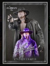 2025 WWE Topps Slam Portraits Silver Signature-UNDERTAKER (WWE Slam Digital Card