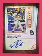 2020 Donruss Josh Bell Classified Signatures #3 Pittsburgh Pirates
