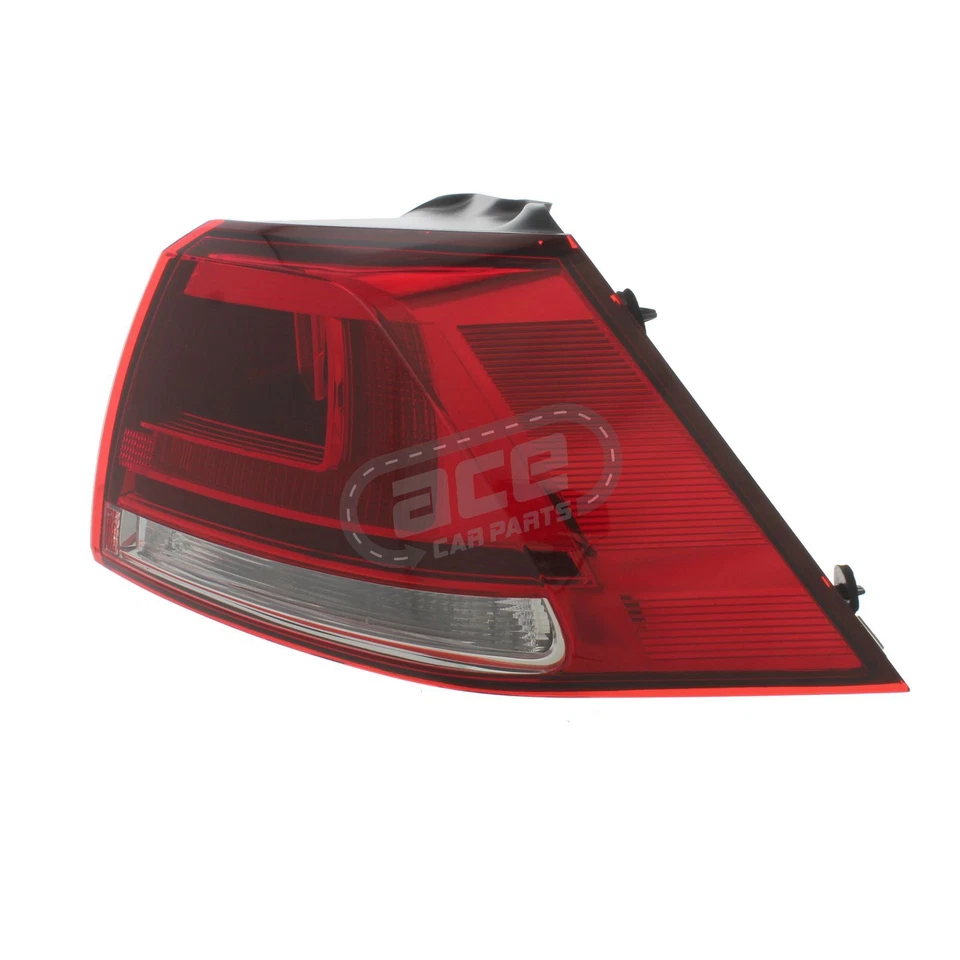 VW Golf Sport Mk7 2012-2017 lanterna traseira traseira lente traseira motoristas externos direita - Imagem 4 de 4