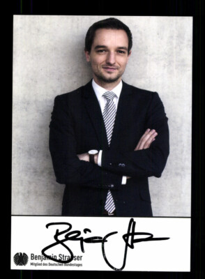 Benjamin Strasser Autograph Card Original Signed + 10528