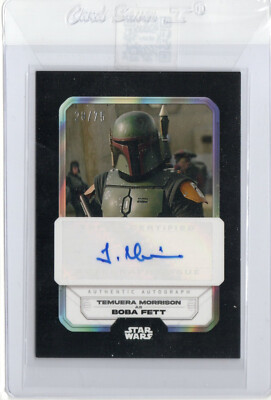 Star Wars Flagship 2023 Topps Autograph Auto Temuera Morrison Boba