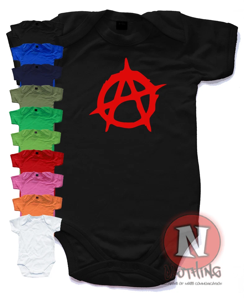 Anarchy Babygrow Baby Suit Great Gift cute vest Punk rock Sex Pistols Goth