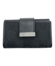 Authentic GUCCI Key Case Black Men 74212 4870