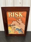 Risk Vintage Game Collection NEWCOMPLETE Parker Brothers2005Wooden Box Bookshelf