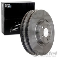 2X Eurobrake Bremsscheiben 345Mm BelÜFtet Vorne Passend FÜR Audi A4 A5 A6 A7 Q5