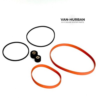 Hitachi D-5500 M Cassette Deck Replacement Belt And Roller Set Black 6 Units