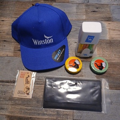 Kleines Raucher Merchandise Fan Set Winston American Spirit Camel Zubehör Divers