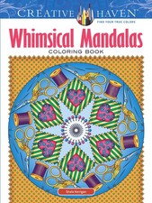 Creative Haven Whimsical Mandalas Coloring Book Adult Coloring Books: Mandalas 