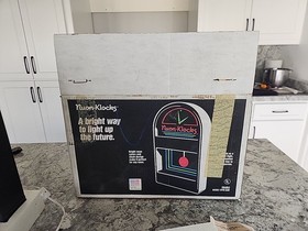 Vintage GEMINI NUON Display BLACKLIGHT Clock Tested Working W/ Original Box