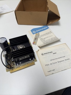 NOTIFIER 410-1789 PEM-48 4800 4885 MULTI-SCAN PANELS POWER REGULATOR MODULE 24