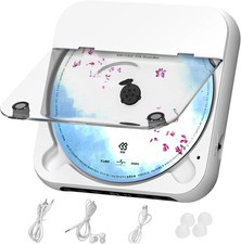 Portable CD Player with Bluetooth,Built-in HiFi Speakers, Headphones, LCD Screen