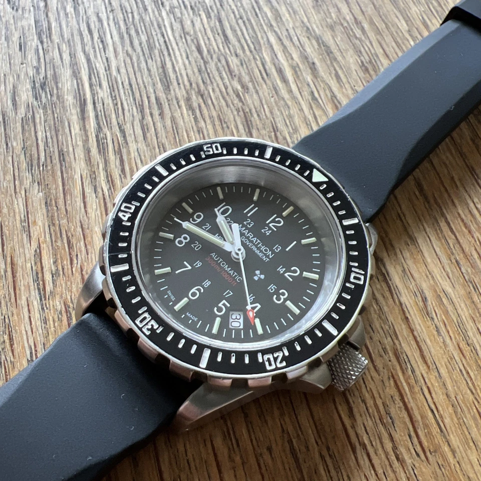 MARATHON GSAR Swiss Automatic Divers Watch Military USGM 300m - Image 3 of 4