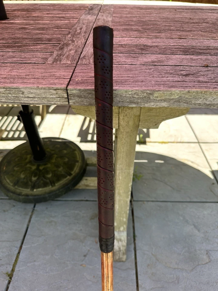 罕见 Tom Stewart Hickory 木杆 Mashie 铁带 D 检查标记 — 第 3/4 张图片