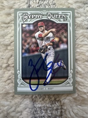 Zack Cozart Cincinnati Reds Signed 2013 Topps Gypsy Queen Card #207