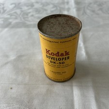 Kodak VINTAGE DK-50 UNOPENED Can KODAK DEVELOPER, makes 1 gallon.