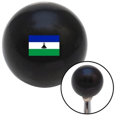 Lesotho Black Shift Knob w/ M16x1.5 Insert Shifter Auto Manual Custom Brody