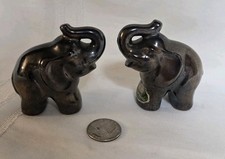 Rosemeade North Dakota Pottery Elephant Salt & Pepper Shakers