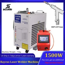 1500W 4 IN 1 Laser Welder Cutting Cleaning Machine Rust Paint Remover 4-IN-1 US