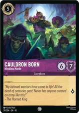 Disney Lorcana Whispers in the Well Common Non Foil, 39 Cauldron Born, Horde