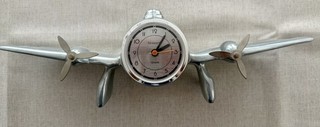 Sarsaparilla Streamline Alu Tisch Uhr Art Deco like GranvilleGEE BEE