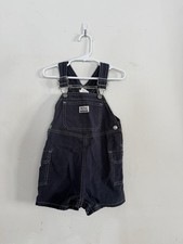 Vintage Old Navy Baby Boy Short Blue Overalls...