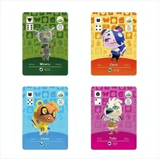 Animal Crossing Crossover NFCCard Set Of Four...
