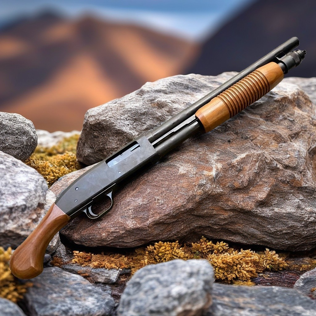 ReloadWords 20 GAUGE MOSSBERG 590 SHOCKWAVE FOREND & STOCK GRIPS WALNUT WOOD