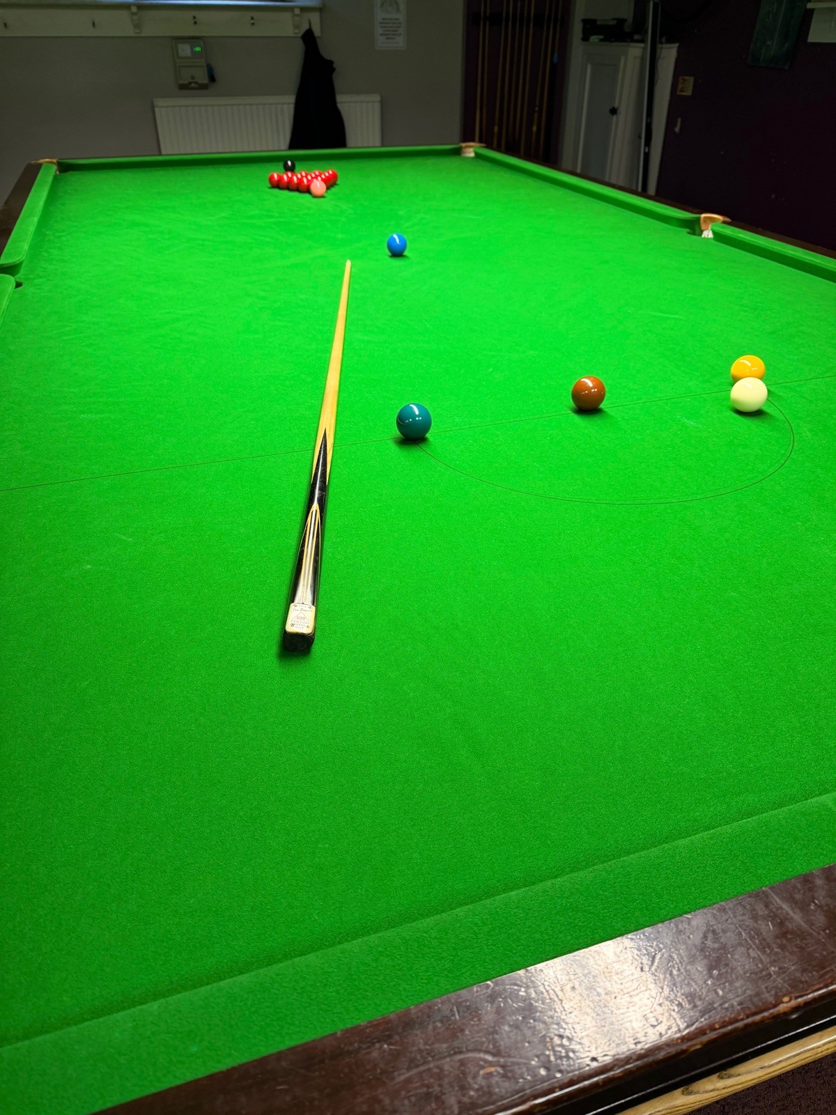 Joe Davies 1piece 600 Century Break Cue. Excellent Condition.  Vintage 1930s