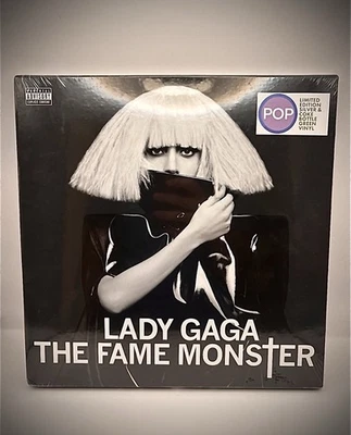 LADY GAGA The Fame Monster Silver & Coke Bottle Clear Colored Vinyl 3LP- IN HAND