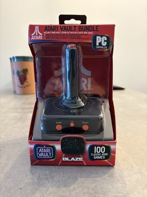 Atari Vault Bundle PC Joystick + 100 klassische Atari Spiele NEU OVP