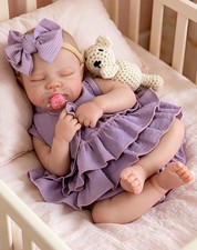 Reborn Baby Doll Girl 20 Inch Full Body Posable Realistic 3D Skin