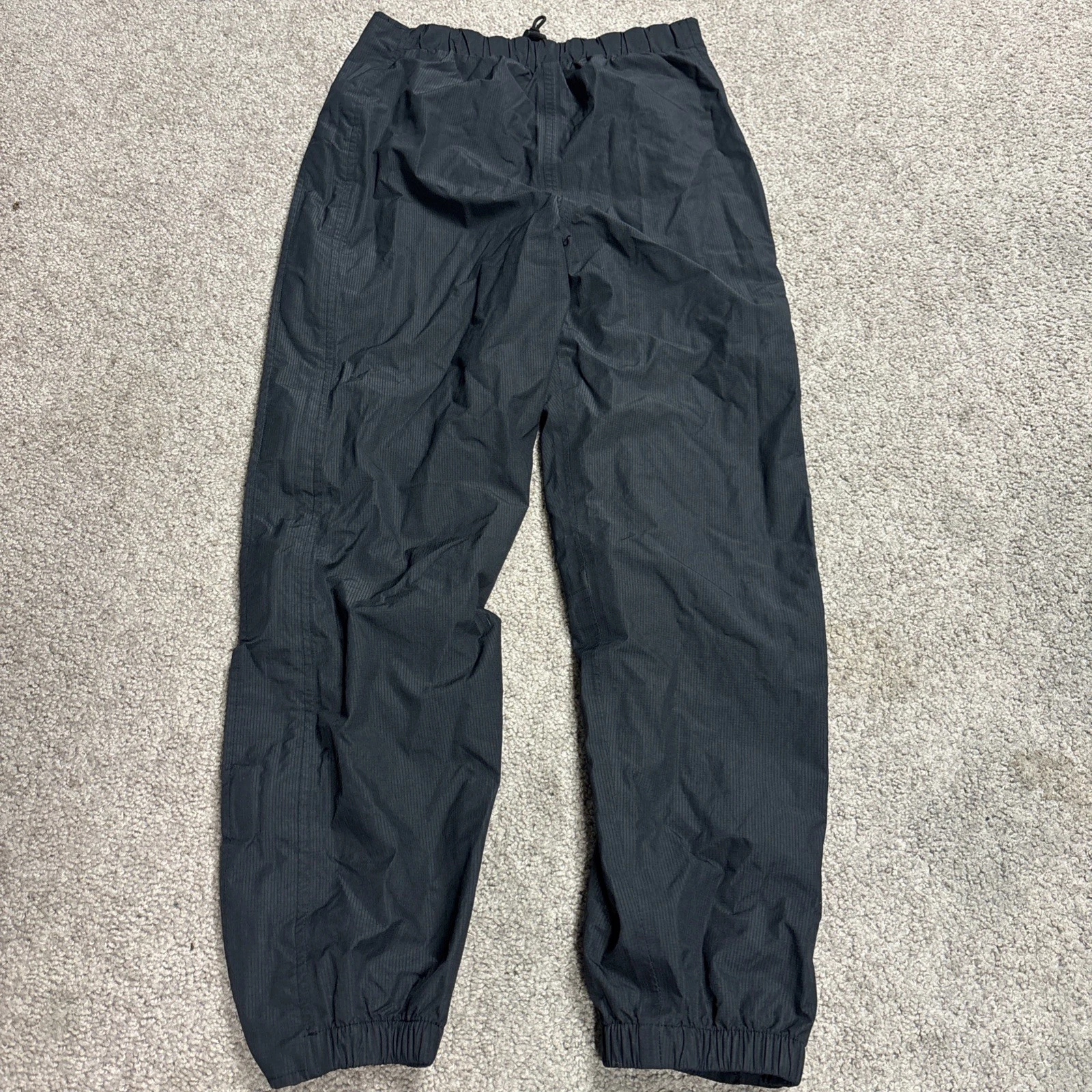 VTG. LL Bean Gore-Tex Rain Pants Full leg Zip Mens Large Nylon Black
