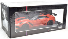 IXO Models Sebring Orange Tintcoat 2019 Chevrolet Corvette ZR1 1:18 Car IA18001
