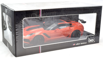 IXO Models Sebring Orange Tintcoat 2019 Chevrolet Corvette ZR1 1
