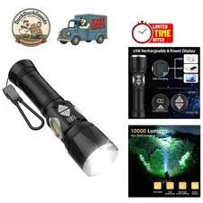Compact 1000 Lumen Flashlight with 9 Modes - Perfect for Emergencies & Camping