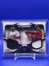 2021 Topps Tribute - Dual Relics 2 Player Rafael Devers, Xander Bogaerts #DR2-BD