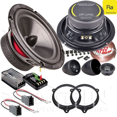 GROUND ZERO LAUTSPRECHER für RENAULT LAGUNA III 2007-2015 Heck Tür 190W #AJ5B