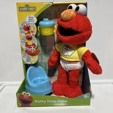 Sesame Street Potty Time Elmo New In Box Elmo Goes Potty .