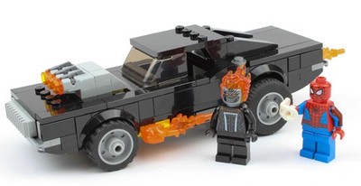 Lego 76173 Super Heros Spiderman und Ghostrider vs Carnage Set