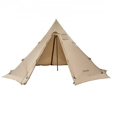 Hot Tent for 4-6 Persons,Portable Winter Tipi Tent with Stove Jack,Waterproof Ca