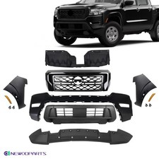 Front Grille Bumper Cover Assembly Valance Kit For 2022-2024 Nissan Frontier Front Grille Bumper Cover Assembly Valance Kit For 2022-2024 Nissan Frontier