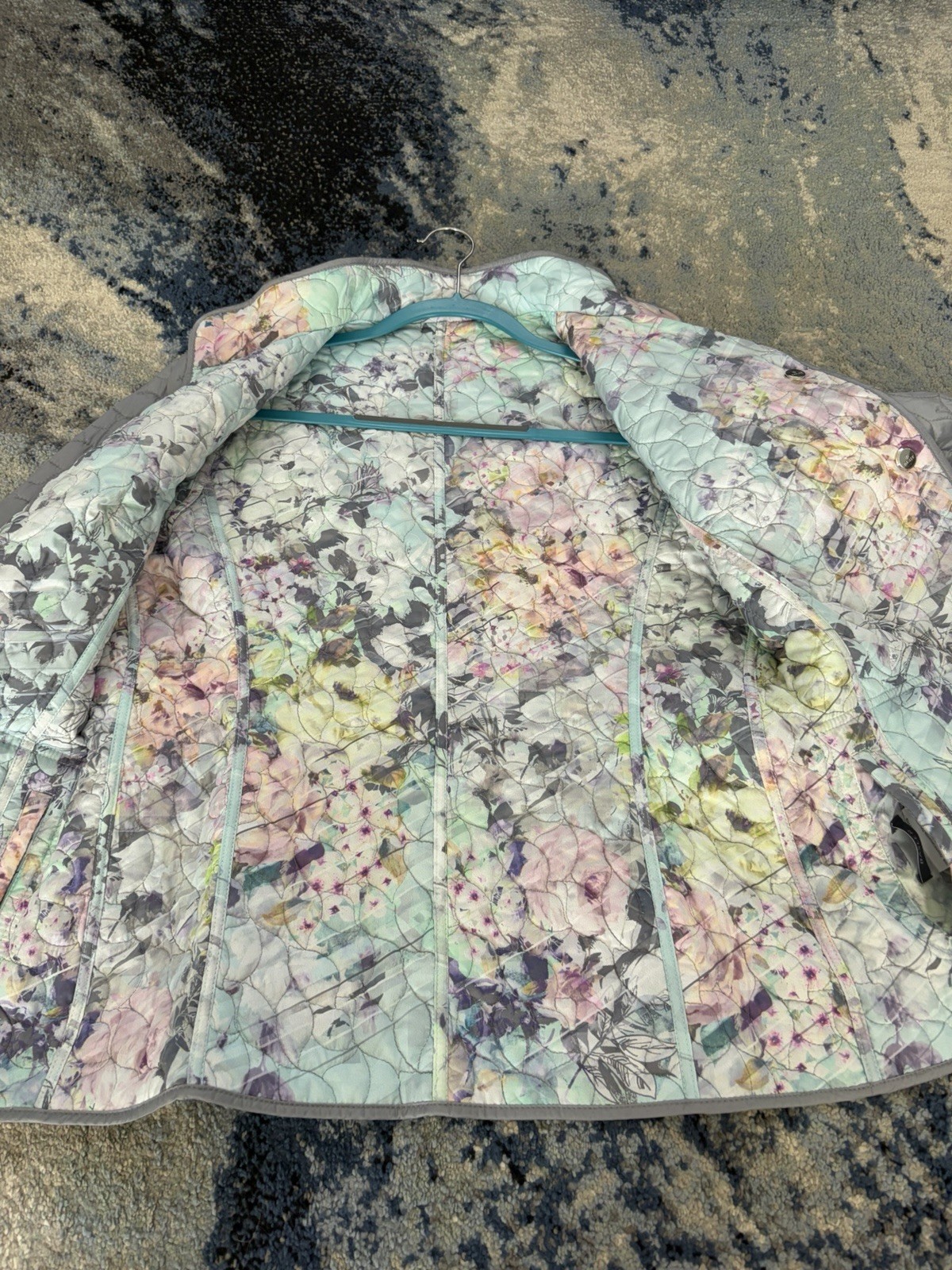 BASLER JACKET REVERSIBLE QUILTED LIGHTWEIGHT Gray… - image 5