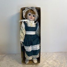 Vintage Brinns Porcelain Doll - Musical "Love Story" Collectible 15” Tall