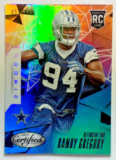 Randy Gregory 2015 Certified Mirror Silver Rookie Card /499 Dallas Cowboys #181. rookie card picture