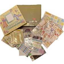 Lot of scrapbooking supplies
