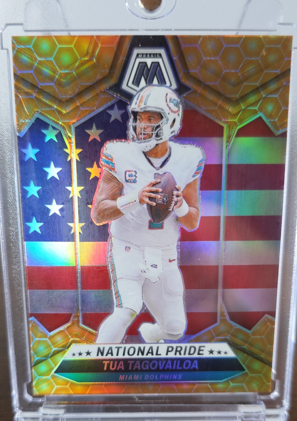 2024 Panini Mosaic - National Pride Tua Tagovailoa #251 Honeycomb Prizm