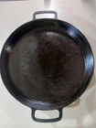 Antique Rare Griswold 20 Inch Cast-Iron Skillet/Heat Ring/2 Handles
