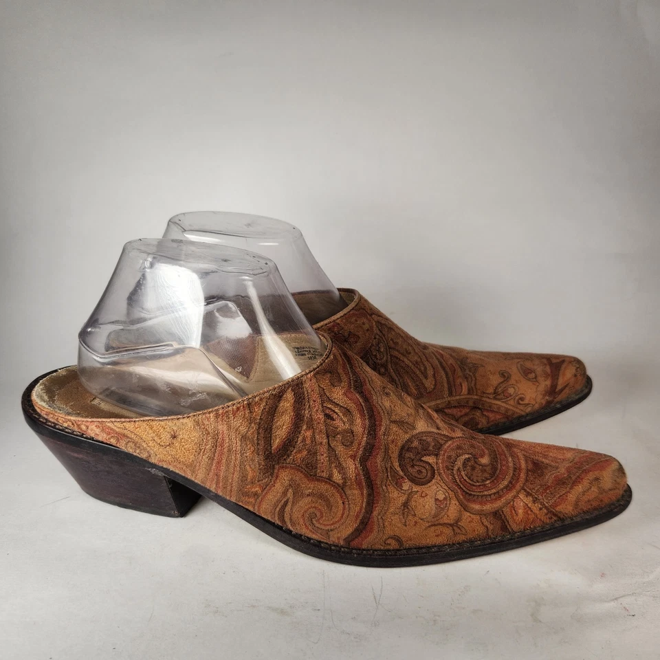 MATISSE Women's Shoe Size 11 Brown Vero Cuoio Suede Slip On Made Brazil Boho - Image 2 of 4