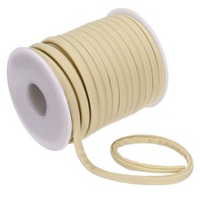 Flat Elastic Nylon Cord, 21.87 Yard 5 mm Stretchy Spandex Cord, White