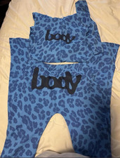 body by raven Blue Leopard Animal Print Women...